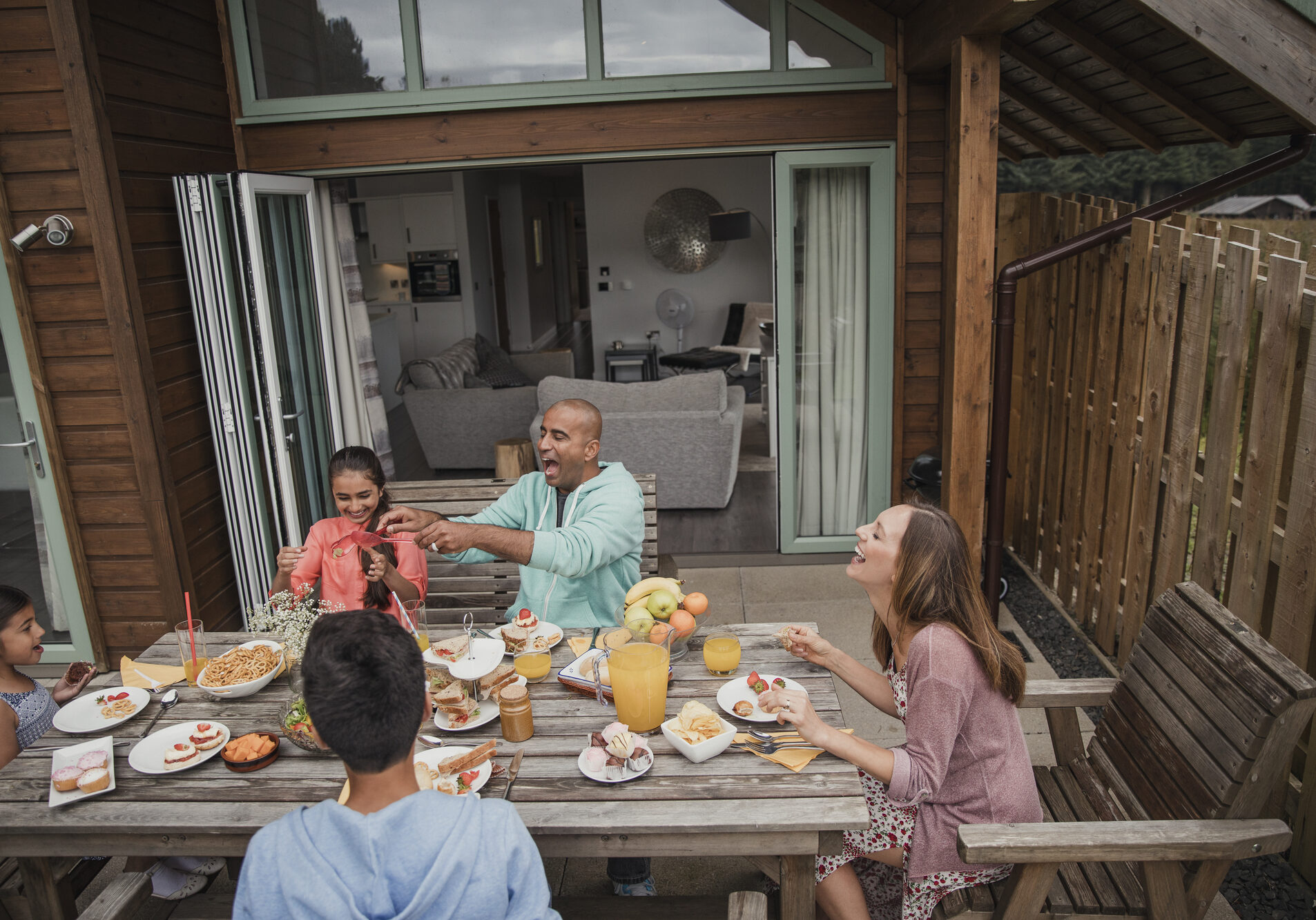 Happy Family on Deck